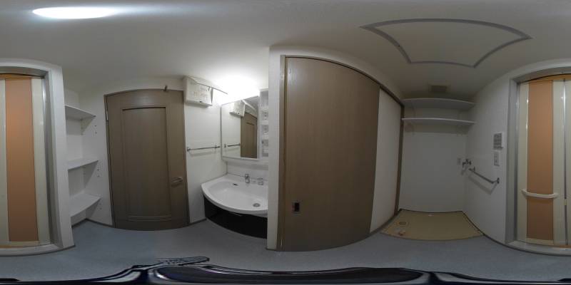 パノラマ画像洗面所