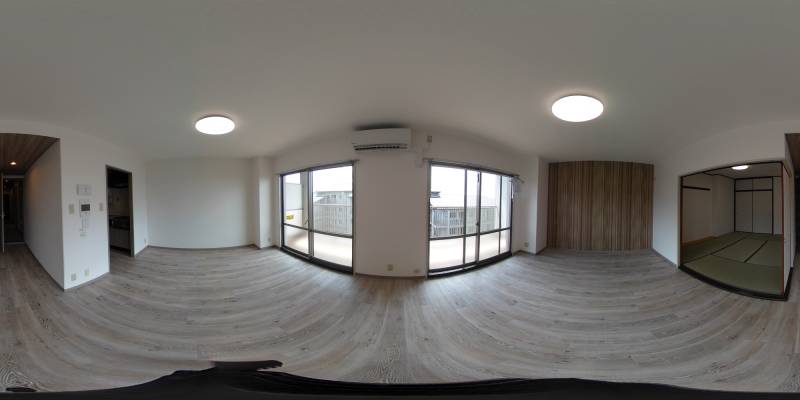 パノラマ画像リビング