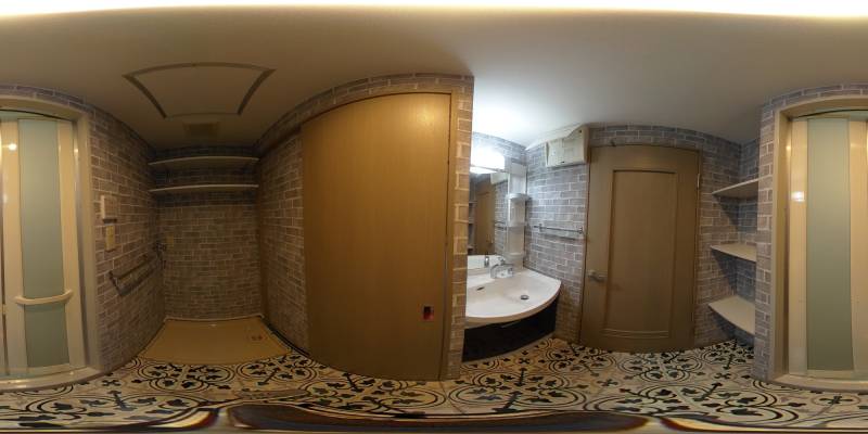 パノラマ画像洗面所