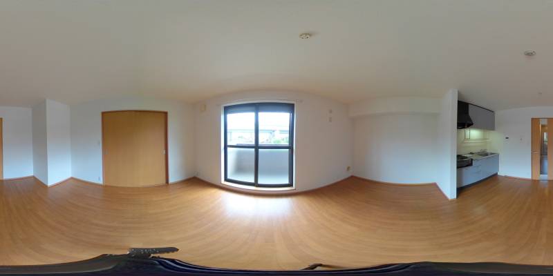 パノラマ画像リビング