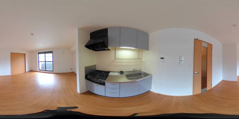 パノラマ画像キッチン