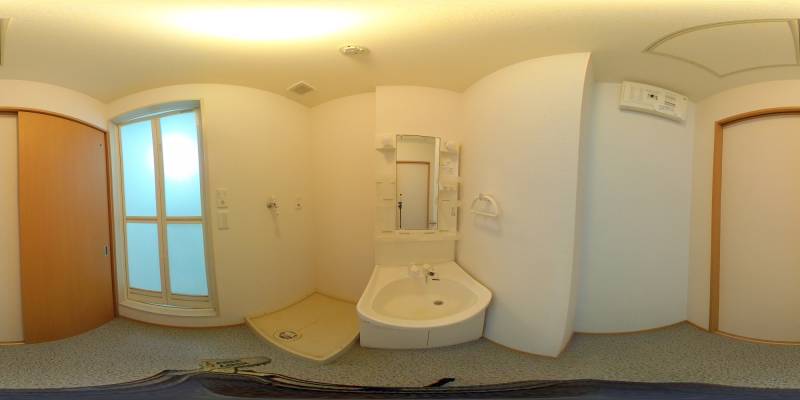 パノラマ画像洗面所