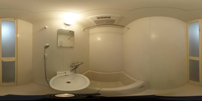 パノラマ画像バスルーム