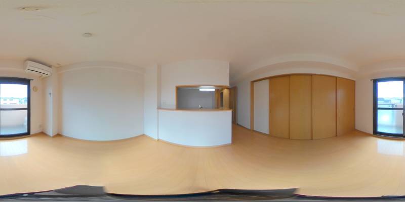 パノラマ画像リビング