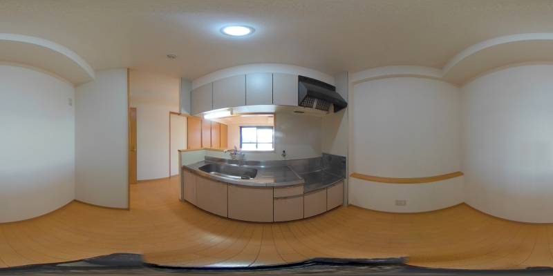 パノラマ画像キッチン