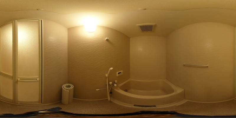 パノラマ画像バスルーム