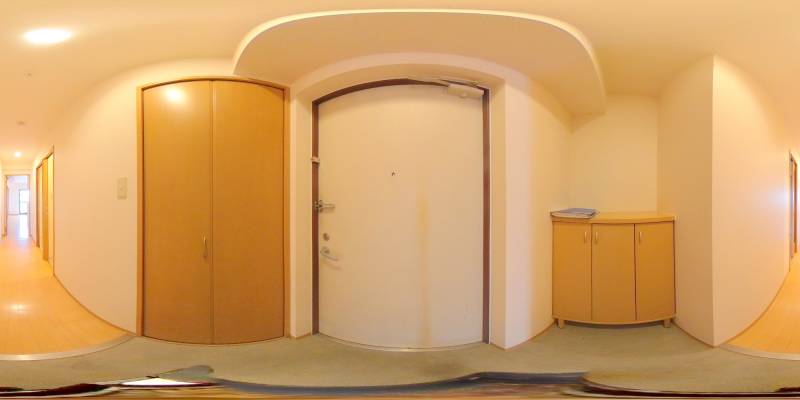 パノラマ画像玄関