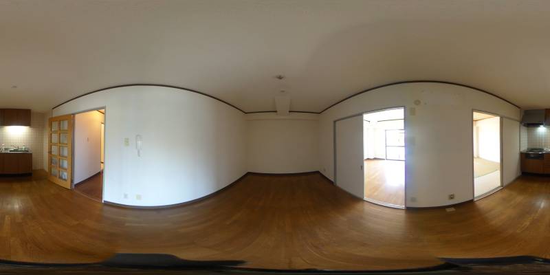 パノラマ画像洋室