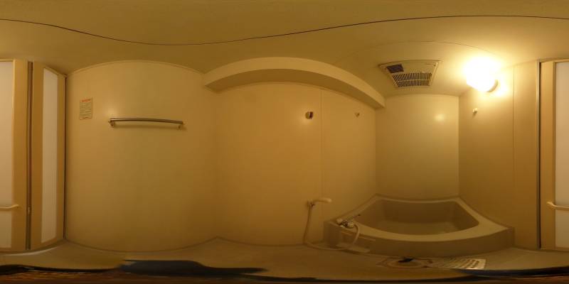 パノラマ画像バスルーム