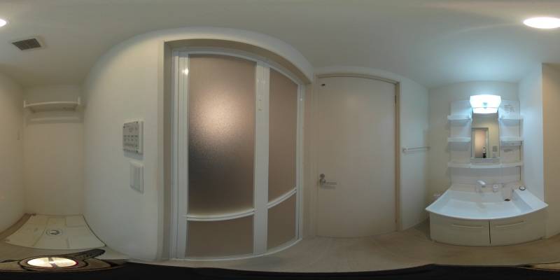 パノラマ画像洗面所