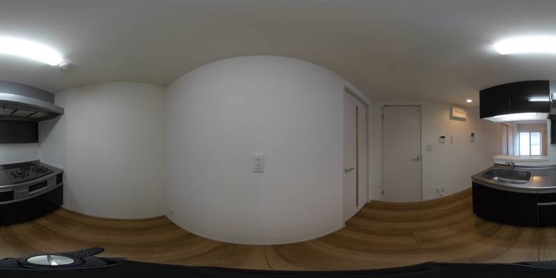 パノラマ画像キッチン