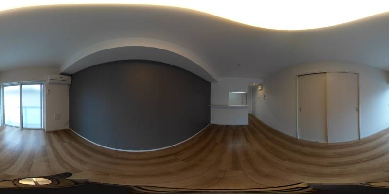 パノラマ画像リビング