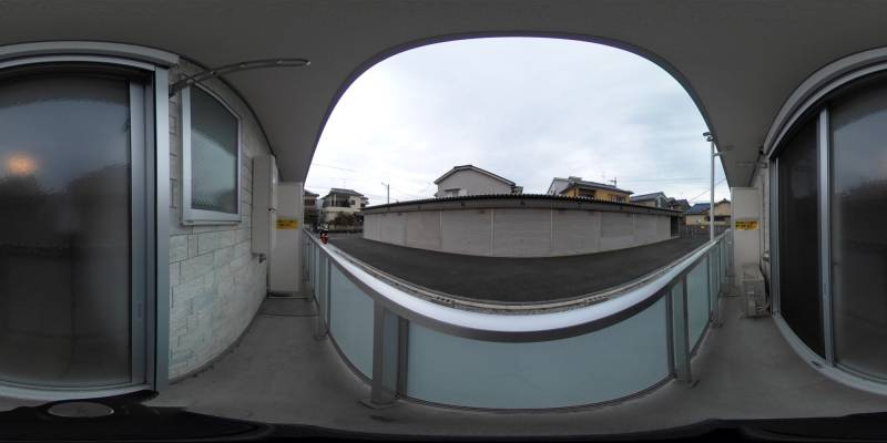 パノラマ画像バルコニー