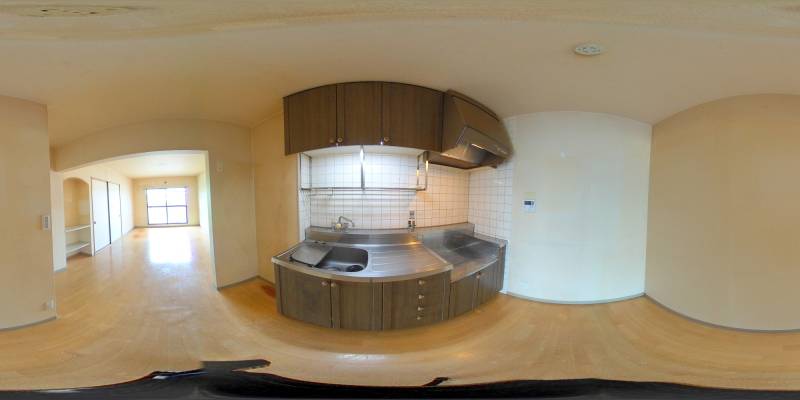 パノラマ画像キッチン