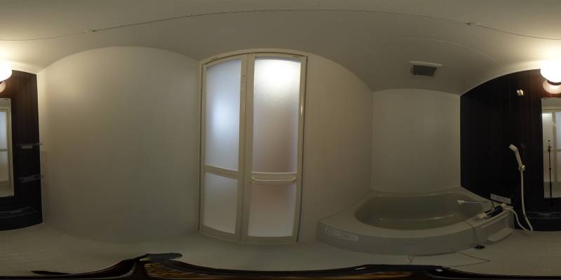 パノラマ画像バスルーム