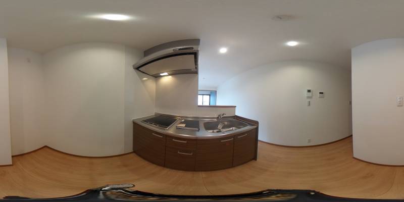 パノラマ画像キッチン