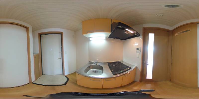 パノラマ画像キッチン