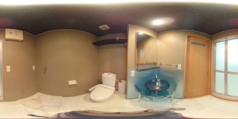 パノラマ画像洗面所