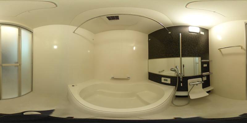 パノラマ画像バスルーム