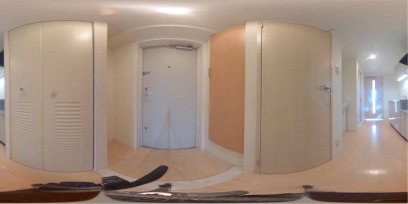 パノラマ画像玄関