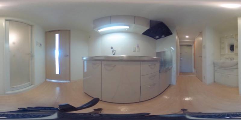 パノラマ画像キッチン