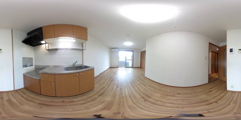 パノラマ画像キッチン