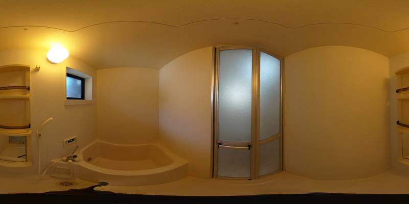 パノラマ画像バスルーム