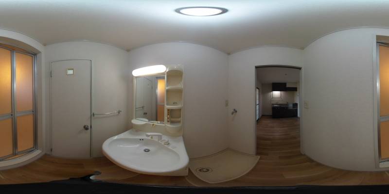 パノラマ画像洗面所