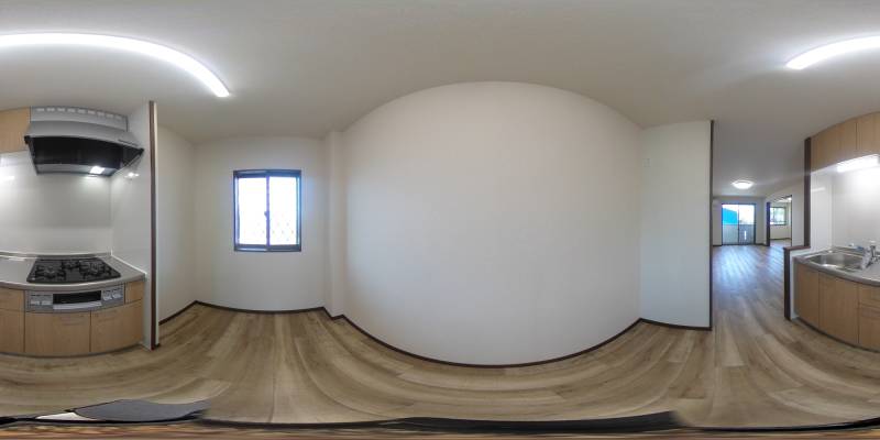 パノラマ画像キッチン