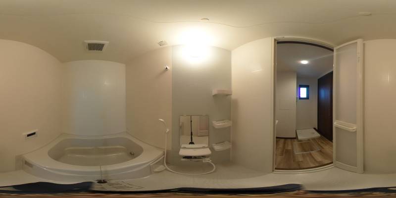 パノラマ画像バスルーム