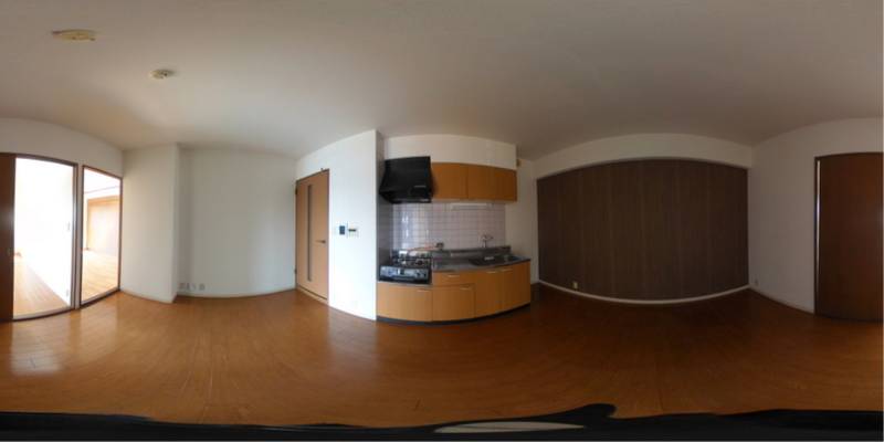 パノラマ画像キッチン