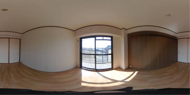 パノラマ画像洋室