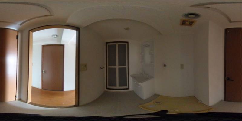 パノラマ画像洗面所