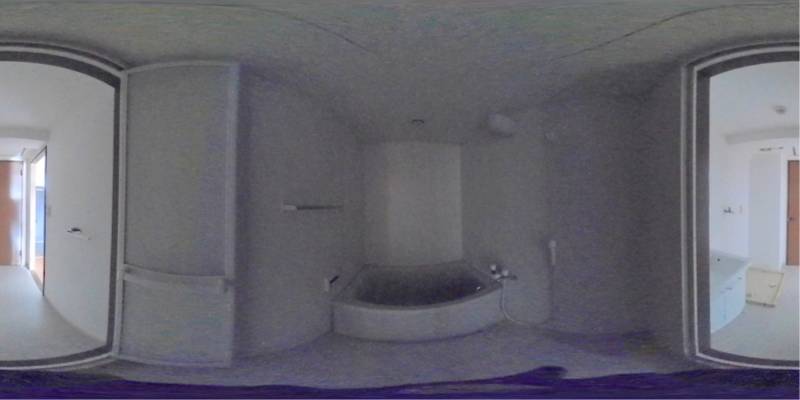 パノラマ画像バスルーム