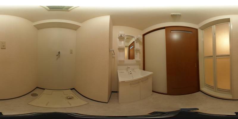 パノラマ画像洗面所