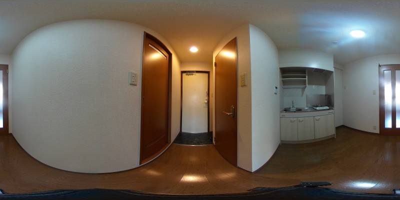 パノラマ画像キッチン