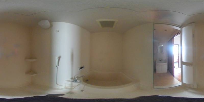 パノラマ画像バスルーム