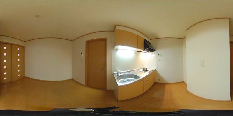 パノラマ画像キッチン