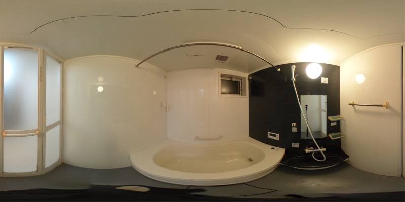 パノラマ画像バスルーム