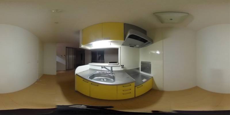 パノラマ画像キッチン