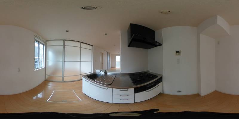 パノラマ画像キッチン