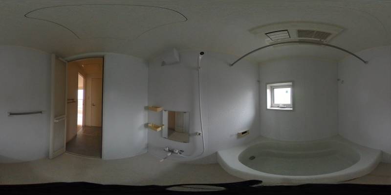 パノラマ画像バスルーム