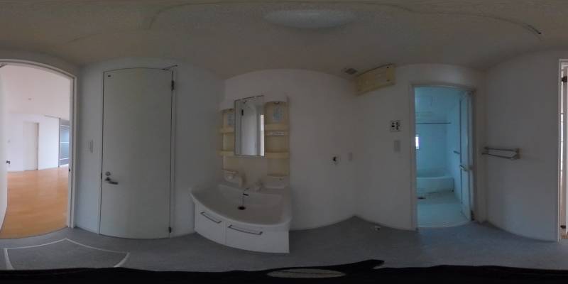 パノラマ画像洗面所