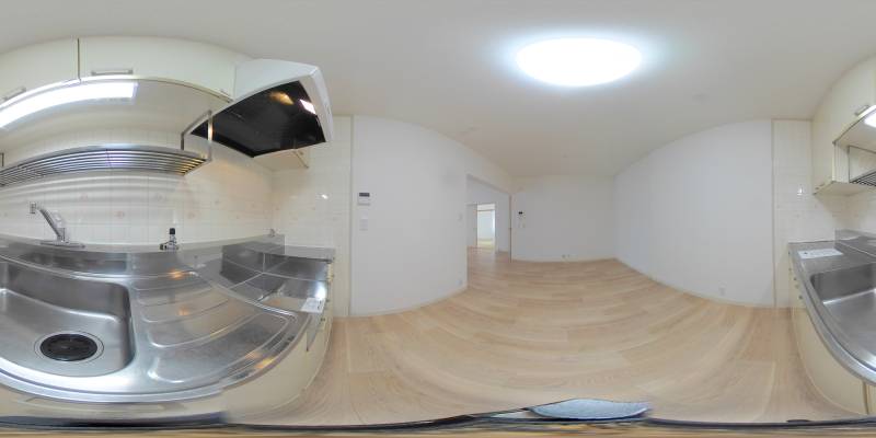 パノラマ画像キッチン