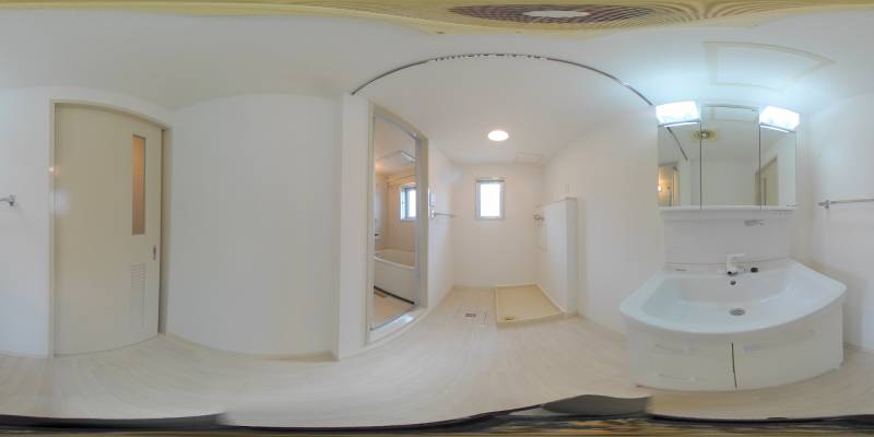 パノラマ画像洗面所