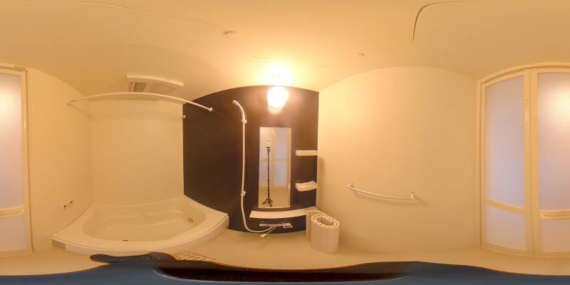 パノラマ画像バスルーム