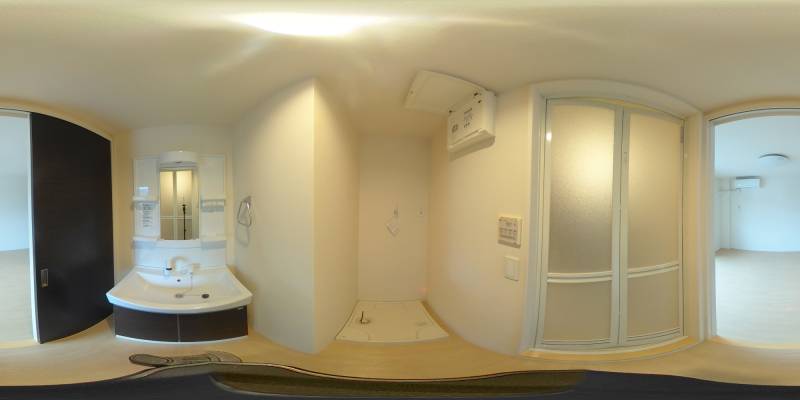 パノラマ画像洗面所