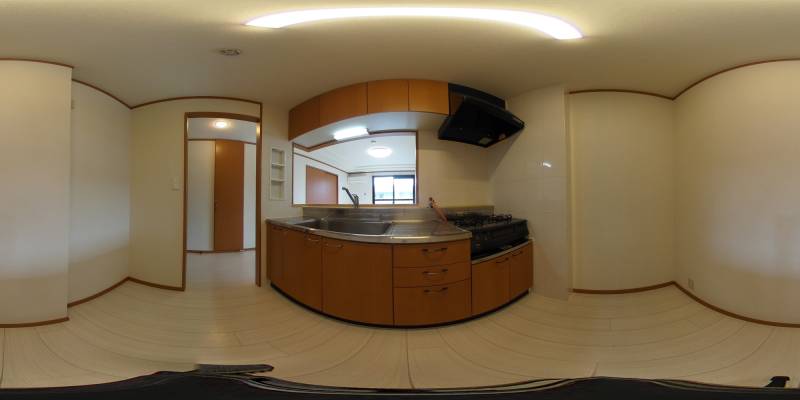 パノラマ画像キッチン