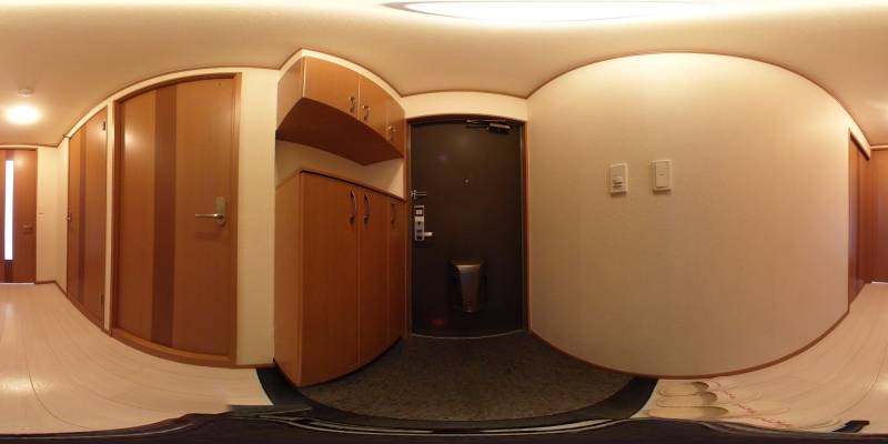 パノラマ画像玄関