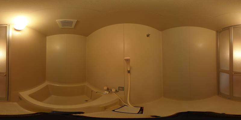 パノラマ画像バスルーム